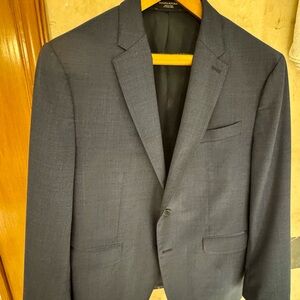 Banana Republic BR Signature Italian Nailhead Suit Jacket Blue Size 42S